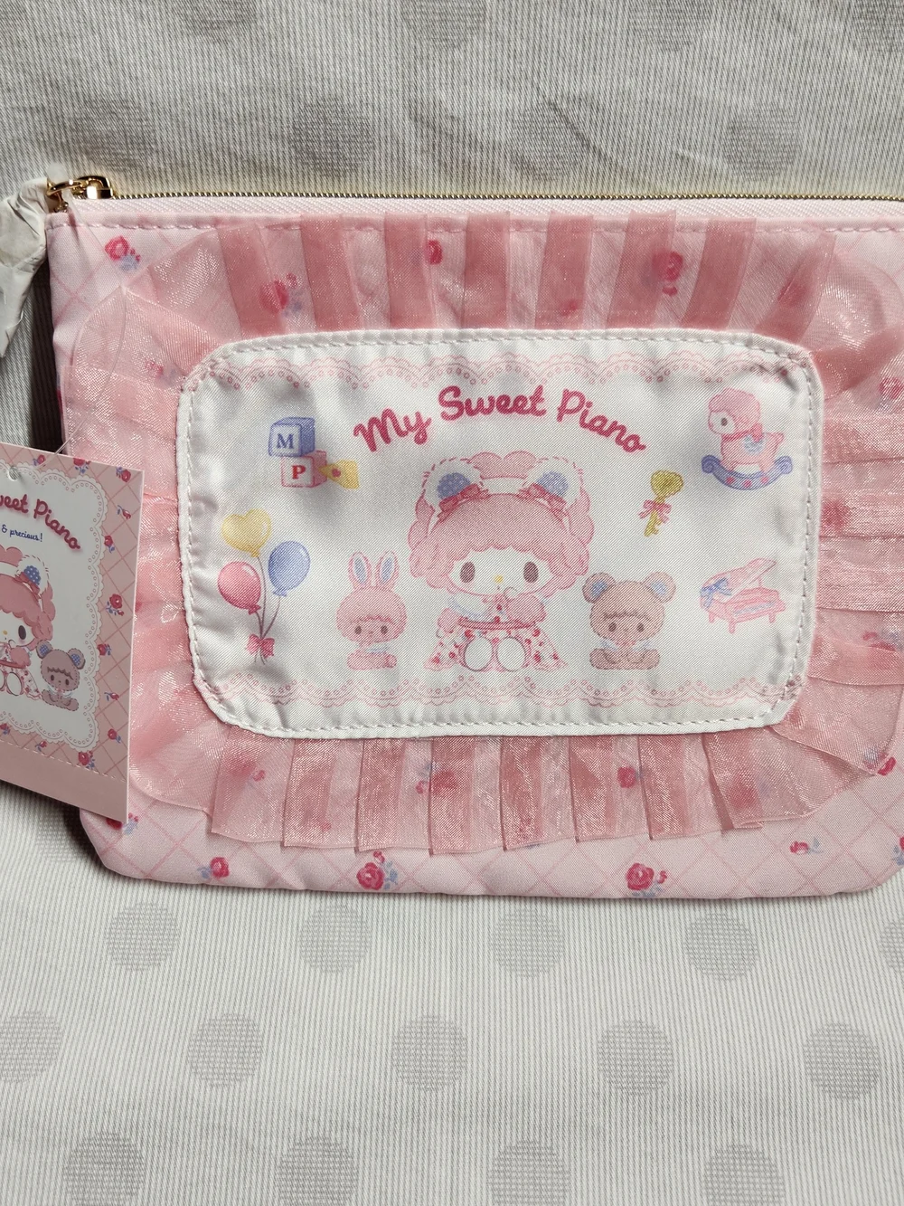 Sanrio My Sweet Piano Ruffle Flat Pouch 